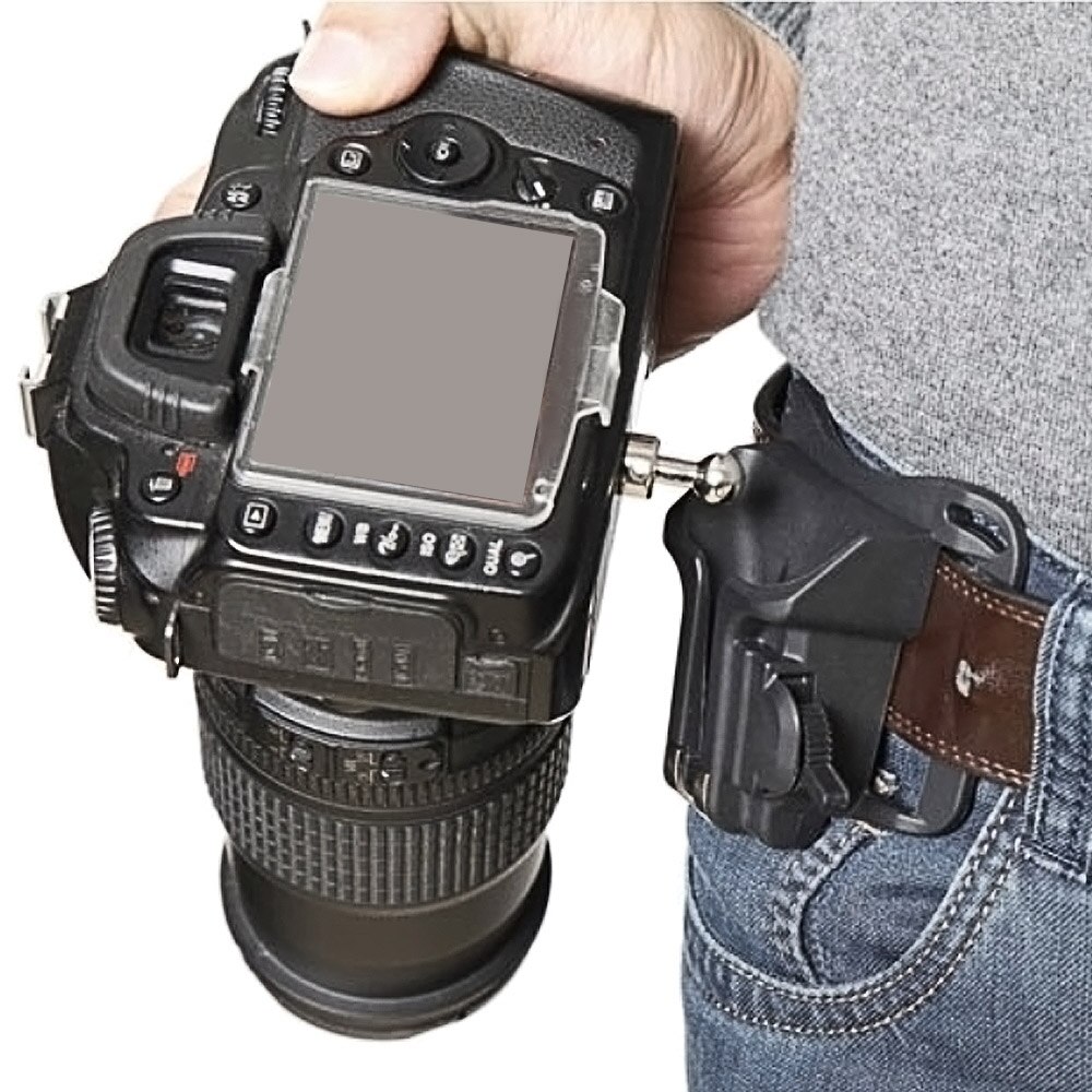 Besegad Plastic Camera Quick Waist Belt Strap Buckle Button Clip Holder