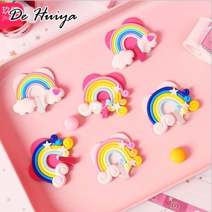 DEHUIYA เทปแขวนผนัง, ชั้นวางหนังสือ, ห้องนอนติดสายรุ้งน่ารัก ราคา 12 บาท*ส่งฟรี