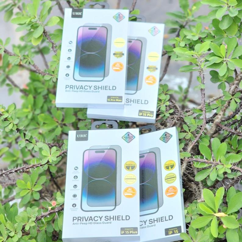 Kính cường lực Autobot URR chống nhìn trộm cho iPhone 15 Pro/ 15 Pro Max Full màn hình siêu bảo mật