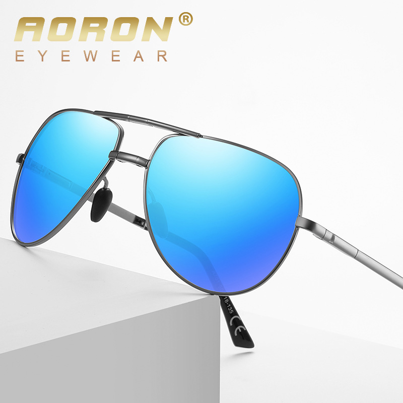 Aoron New Manufacturer Polarized Sunglasses Men's Foldable Sunglasses Stylish Driving Chameleon A701