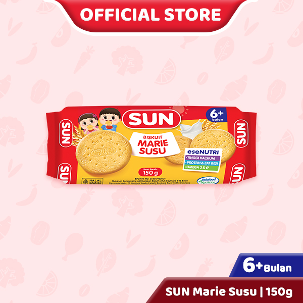 SUN Biskuit Marie Susu 150 Gr