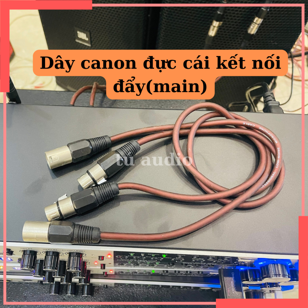 Dây canon và dây canon ra hoa sen