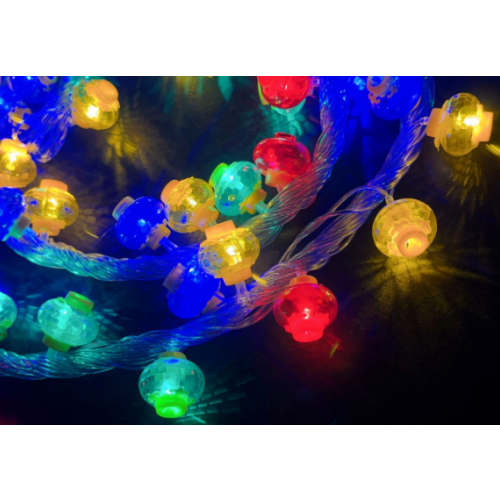 Music Christmas Lights LED Colorful Lights 50/100L Indoor and Outdoor Waterproof Christmas song