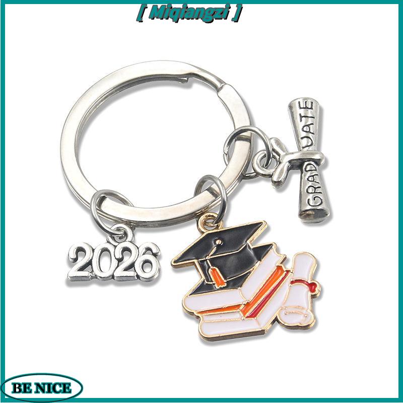 [miqiangzi] 2026 Tốt Nghiệp Gown Cap Lưu Niệm Keychain Kim Loại Keyring Cho Sinh Viên Trường Lễ Đảng Quà Tặng Và Ủng Hộ - 7