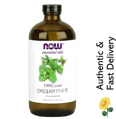 [In-Stock] Now Foods Essential Oils, Peppermint, 16 fl oz (473 ml)