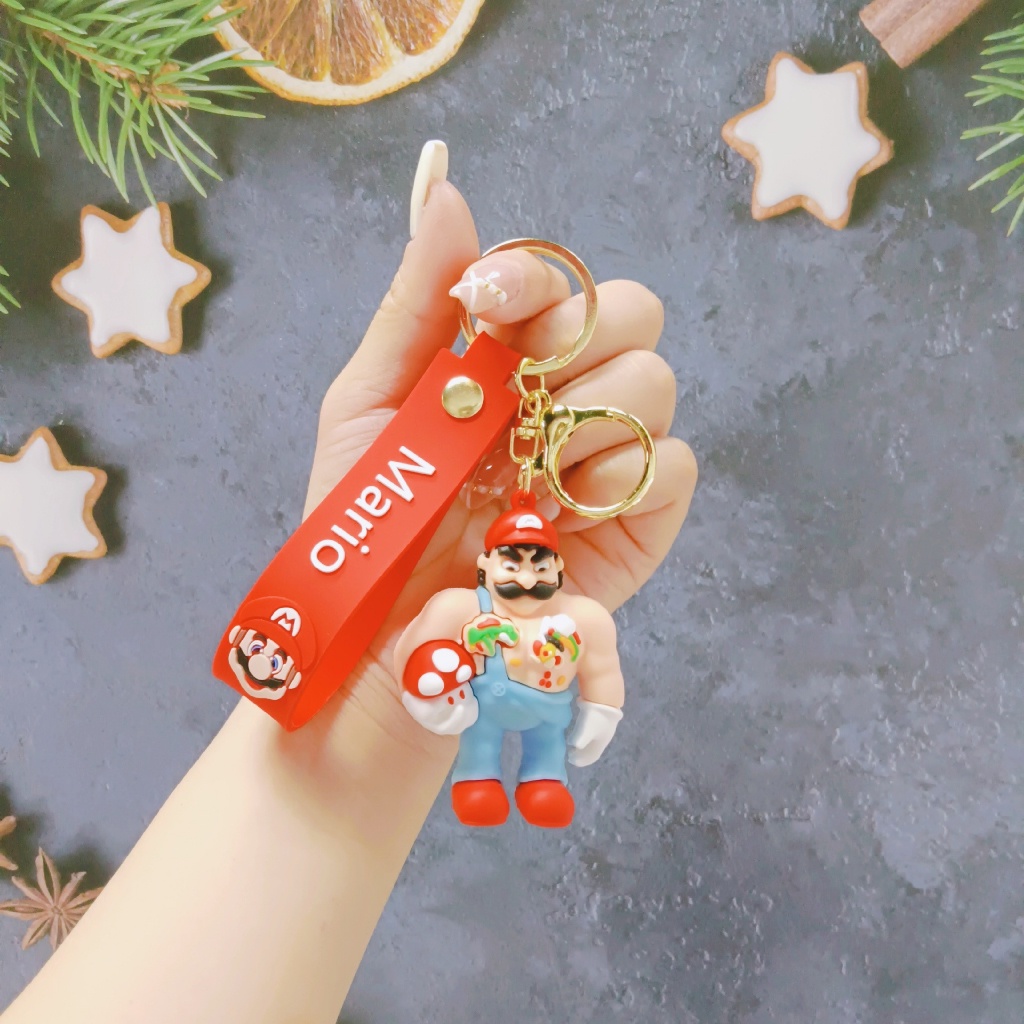 Móc khóa mario nhân vật game siêu bựa