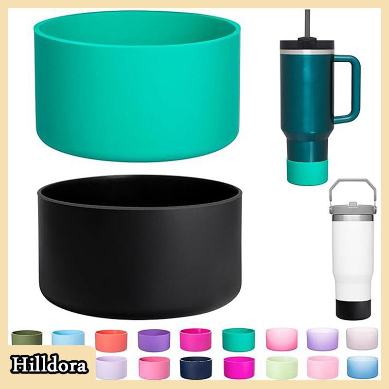 [Hilldora] Silicone khởi động cho Owala chai nước chống trượt dưới Bìa bảo vệ dưới đáy cơ sở bảo vệ Coaster Flask 7.5cm 2.95in - 3