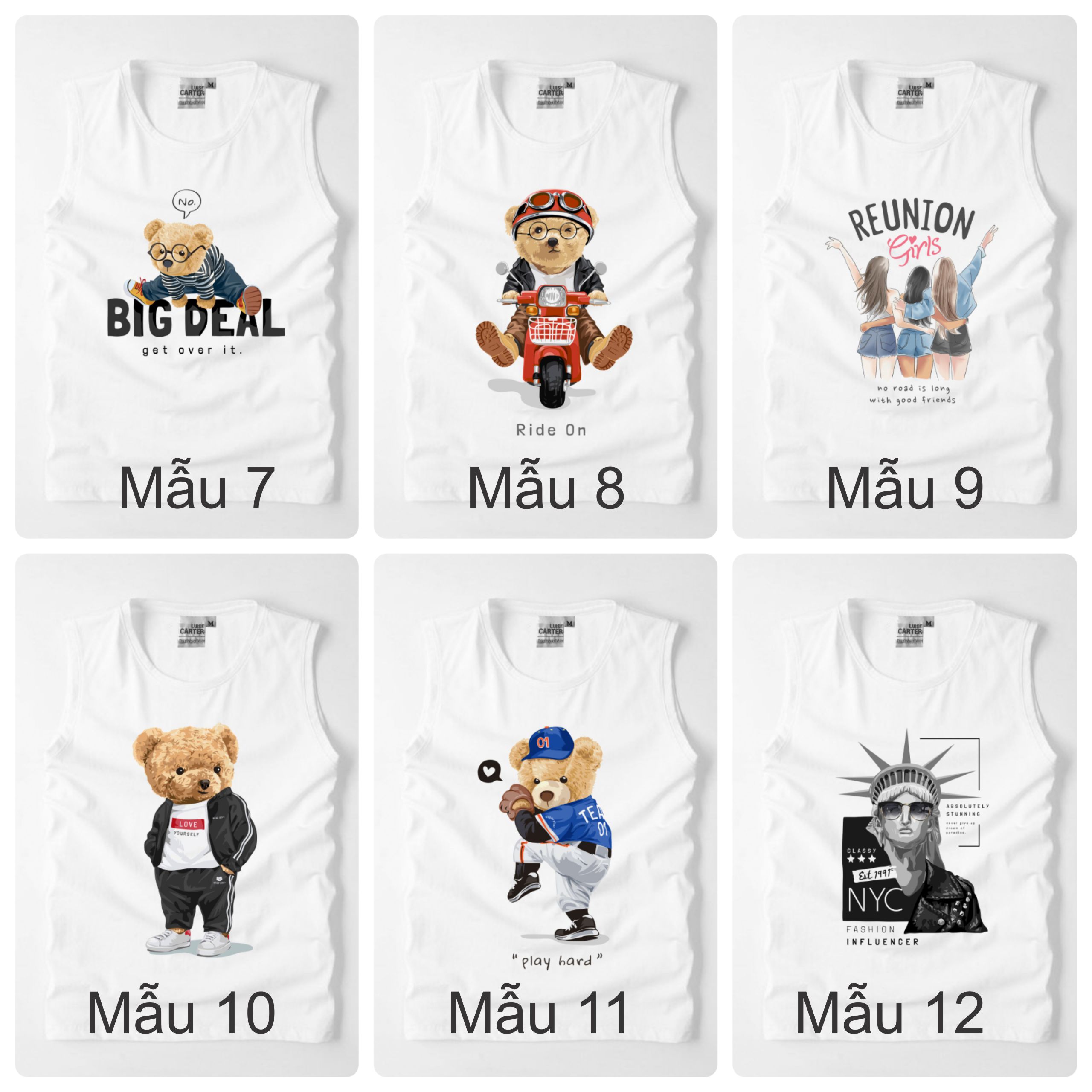 Áo ba lỗ nam Rich Kids Store Tank Top nam nữ kiểu lót form rộng sát nách