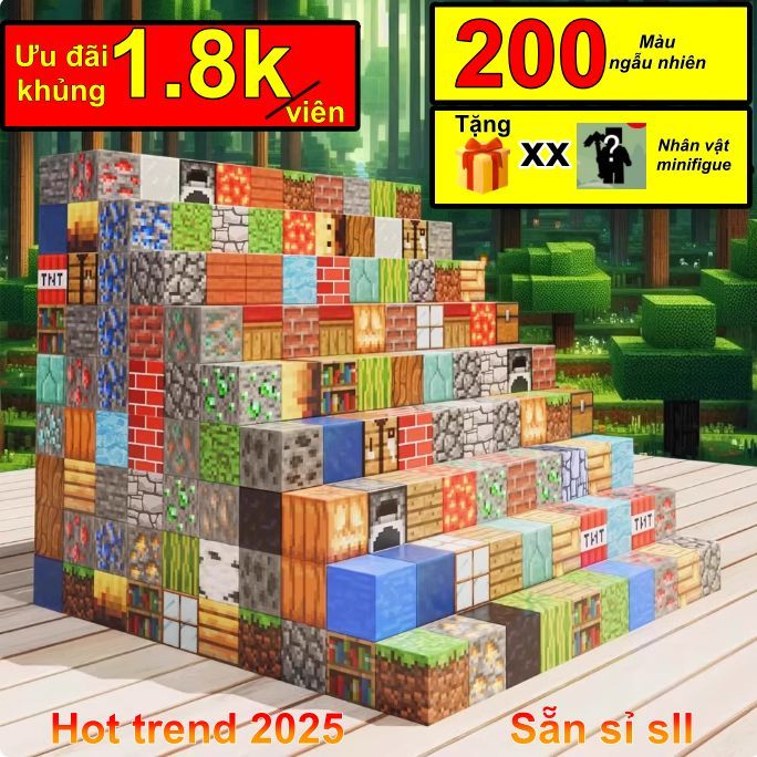 Minecraft Nam Châm Đồ Chơi Sáng Tạo, Khối Nam Châm Minecraft Xây Dựng Thành Phố 3D Lắp Ráp DIY Các Block Từ Tính Ca0