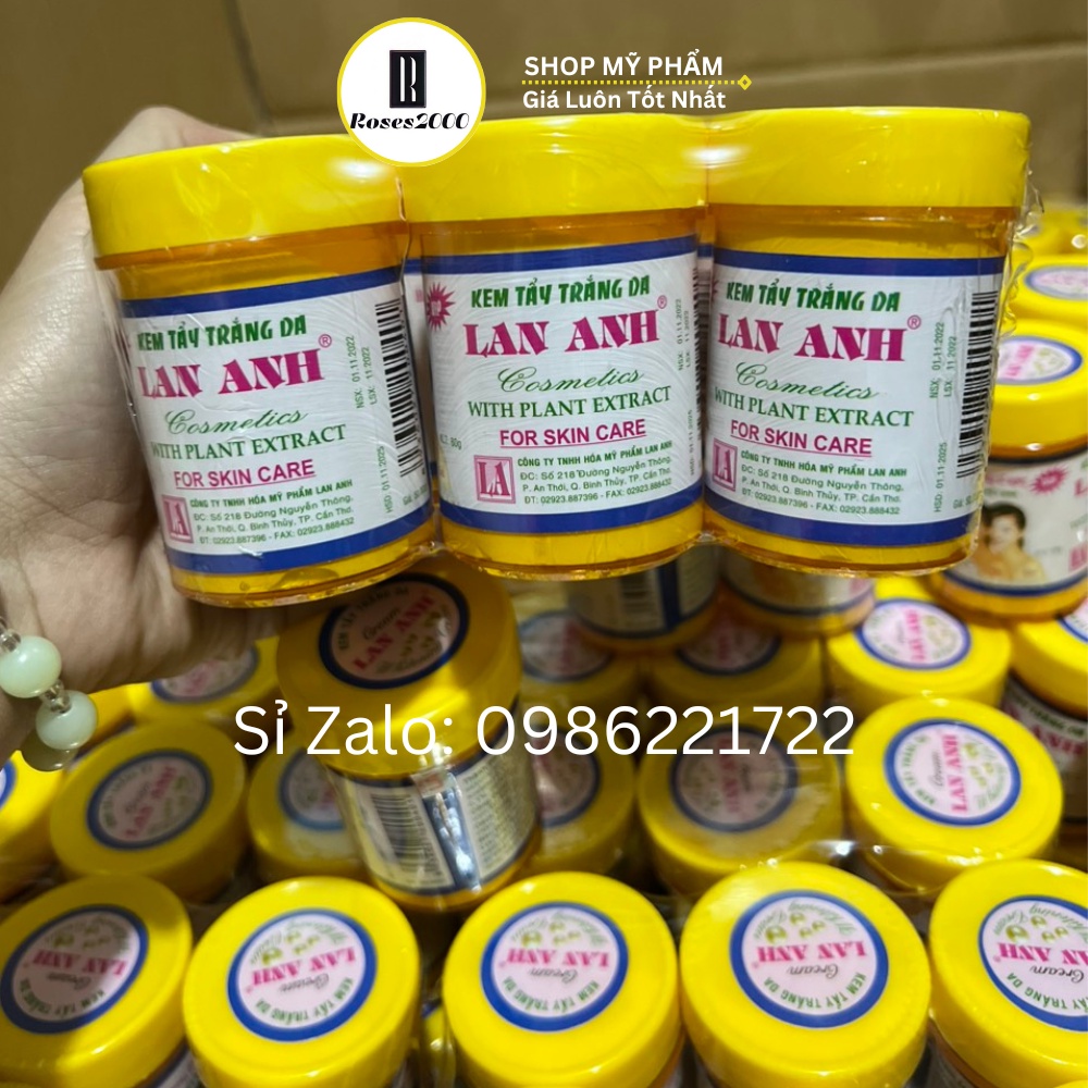 Kem tẩy trắng da toàn thân lan anh 80g
