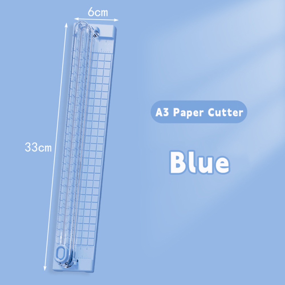 LINKENER Bidirectional Paper Cutter with Pull-out Ruler A3/A4 Paper Cutting Paper Cutting Tool Portable Paper Trimmer School Office