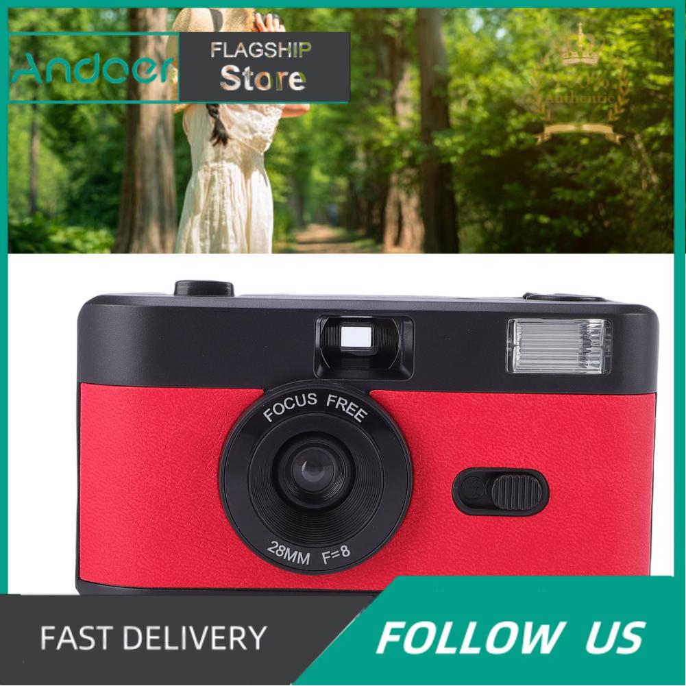 35 mét phim máy ảnh tái sử dụng Trọng lượng nhẹ máy ảnh phong cách retro được xây dựng trong Flash sinh viên máy ảnh chạy bằng pin cho nhiếp ảnh