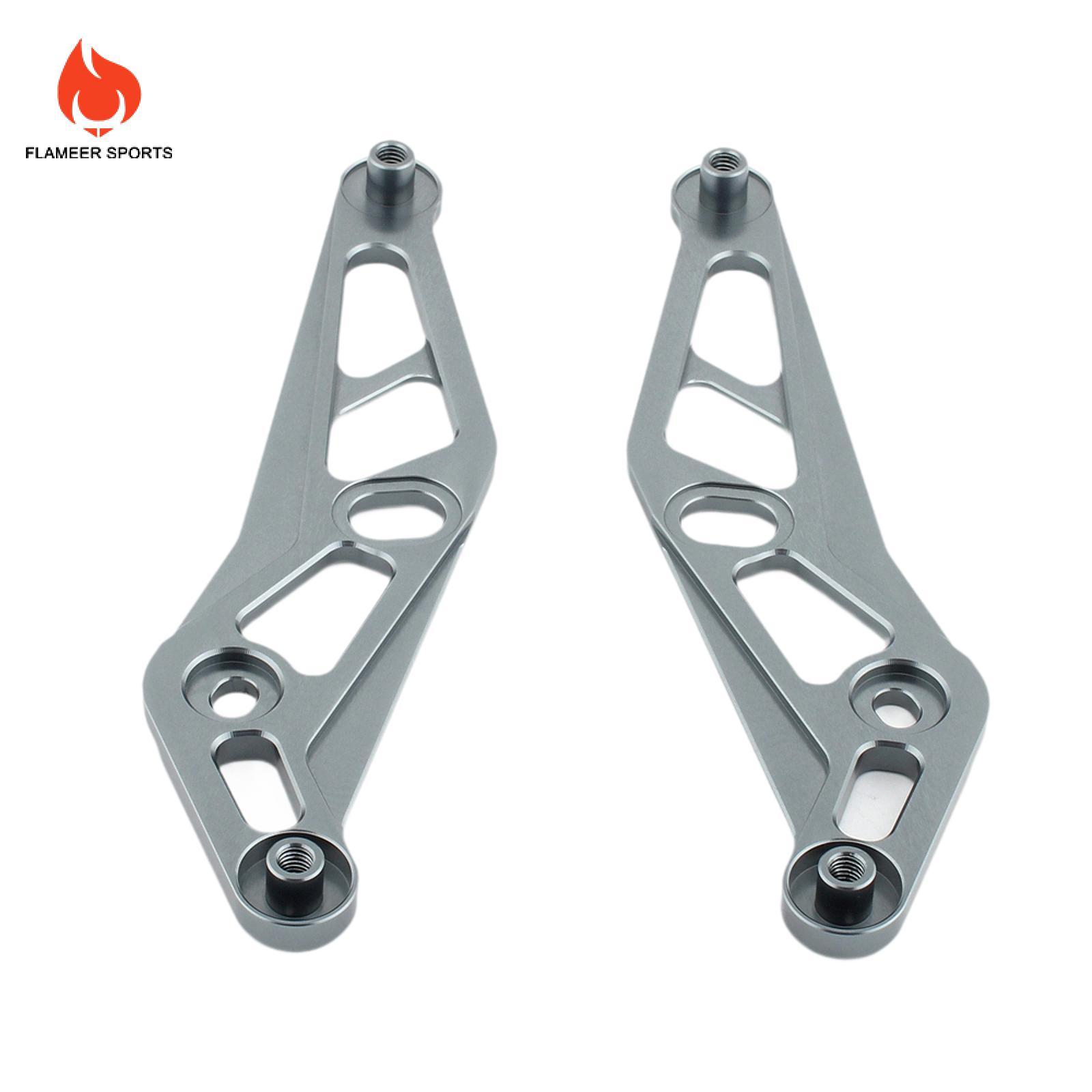 Flameer 2 cái kính chắn gió có thể điều chỉnh chân đế thay thế cho Honda Forza 125 350 Titan