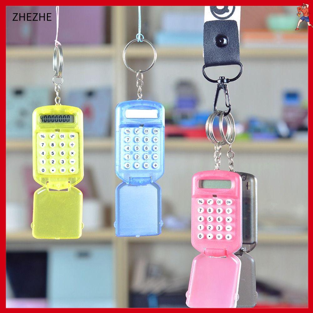 ZHEZHE Đa chức năng Máy tính Sáng Tạo Hiển thị 8 chữ số Văn phòng phẩm học sinh Di động Mini Đồ dùng học tập Văn phòng