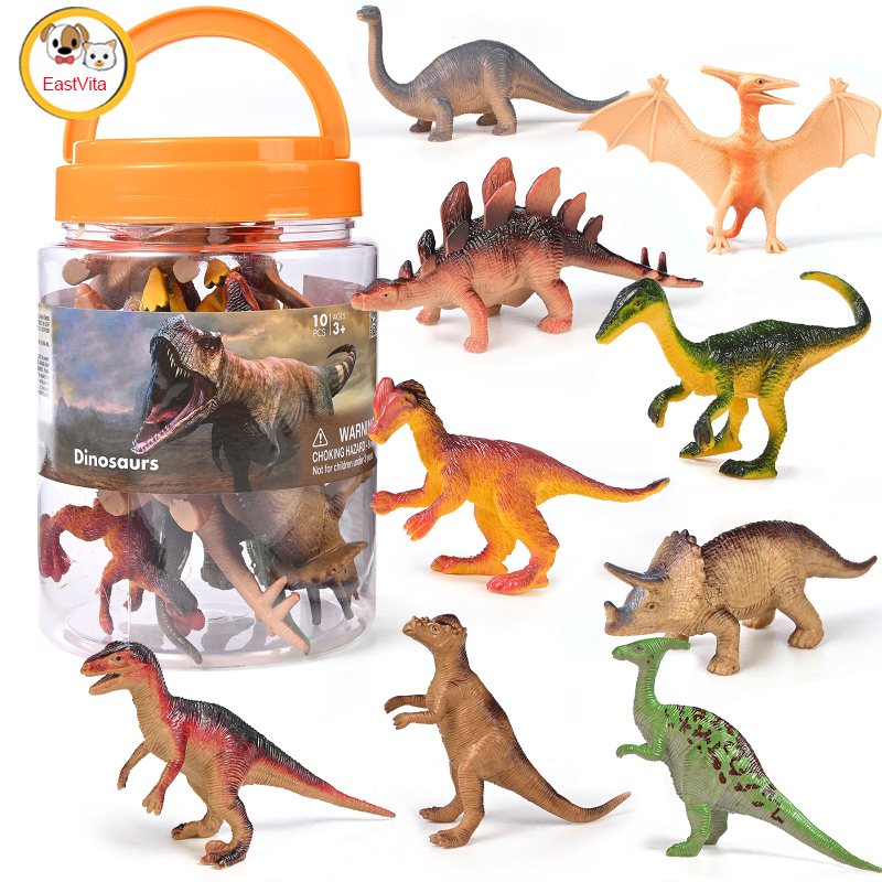 10pcs Jurassic Dinosaur Figures Toys Realistic Dinosaur Figurines Animals