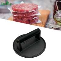 Dolity Cast Iron Patty Press Flat Press Multifunctional with Handle Patty Maker for Grilling Nonstick Pan Kitchen Griddle Hot Dog