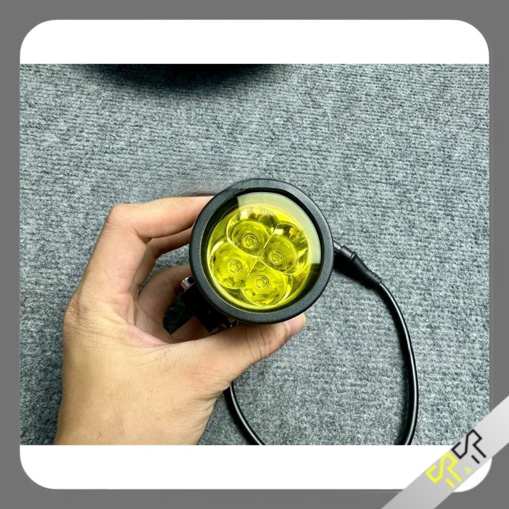 Chụp len vàng phá sương gắn đèn l4x-Tây Thành Shop chuyên đồ chơi xe máy