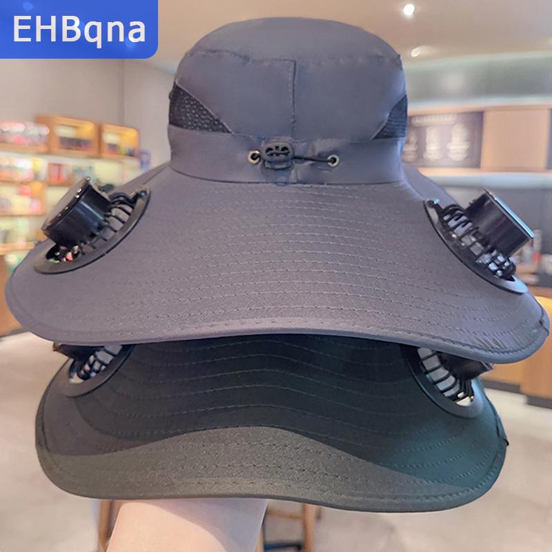 [COD] EHBqna SPORTS หมวกกันแดดสำหรับออกค่ายกลางแจ้งหมวกชาวประมงหมวกพัดลมพลังงานแสงอาทิตย์แบบพกพาหมวกชาร์จพลังงานแสงอาทิตย์พร้อมพัดลมสำหรับทุกเพศ ราคา 233 บาท*ส่งฟรี