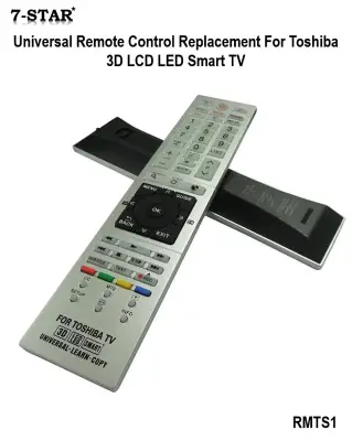Replacement Remote Control for Toshiba LCD LED TV - Toshiba Universal TV Remote Control (Plug & Play)