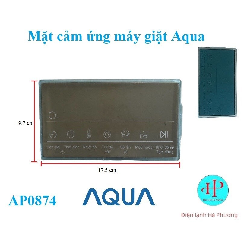 Mặt cảm ứng - tấm hiển thị máy giặt Aqua - Mới hãng - F160