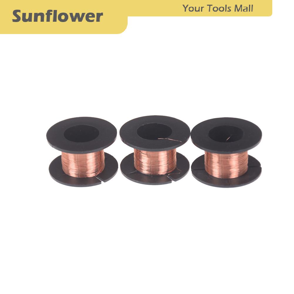 🎈🎄【Special price】Sun 11m 0.1mm Đường kính varnished dây mỏng dây đồng tự làm Rotor dây tráng men