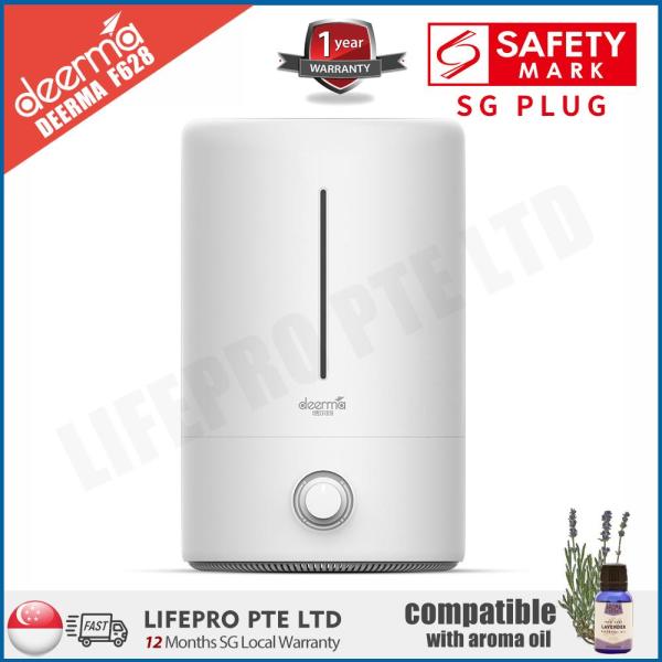 [LifePro Special] Deerma DEM-F628S/ F628S 5L High Capacity Humidifier/ Touch with Temperature Display/ UV Light for Sterilization/ SG Plug/ Up to 12-month SG Warranty Singapore