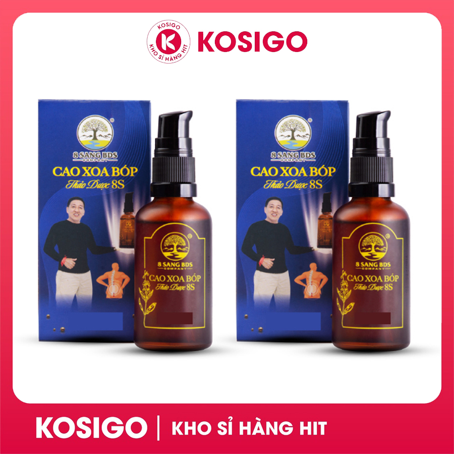 Cao Xoa Bóp Thảo dượᴄ 8S 8 Sang BDS 50ml, dùng cho người nhức mỏi xương khớp, đ𝖺u lưng, tê bì chân tay, t𝚊n vết bầm
