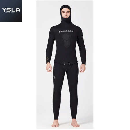 Dive and Sail Hooded Wetsuit 1.5mm Neoprene for Diving
