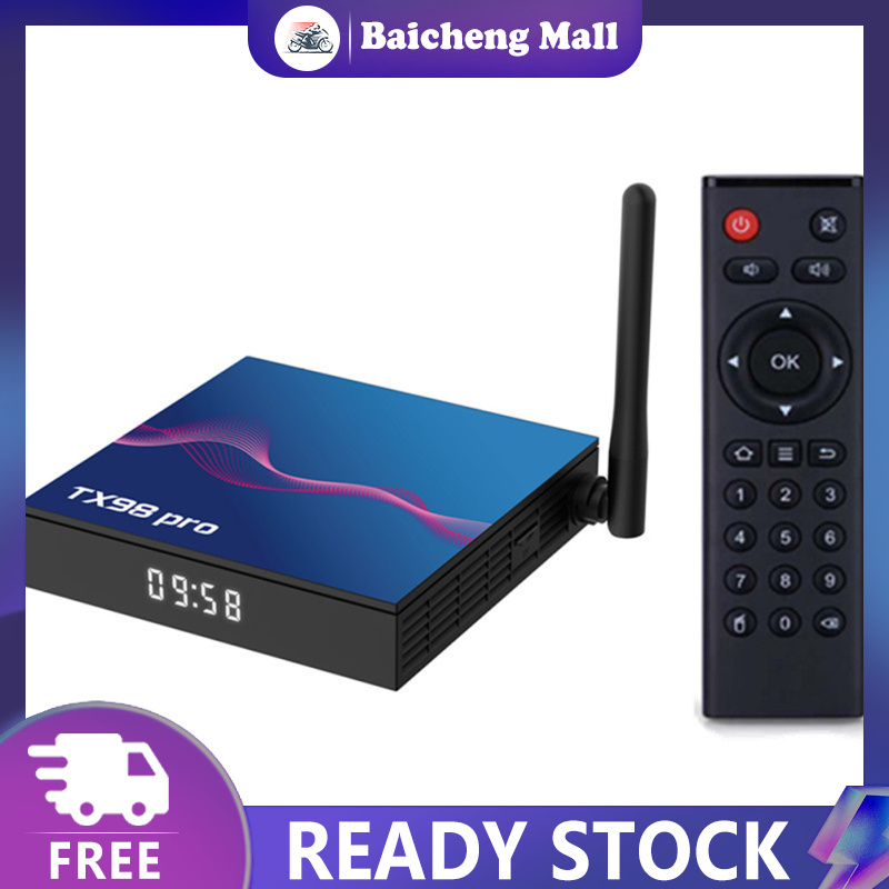 TX98 Pro Set-Top Box 12.0 HD Dual-Frequency WIFI6+BT5 TV Player With High Speed CPU Smart Media Player Set Top Box For Home ราคา 1,092 บาท*ส่งฟรี