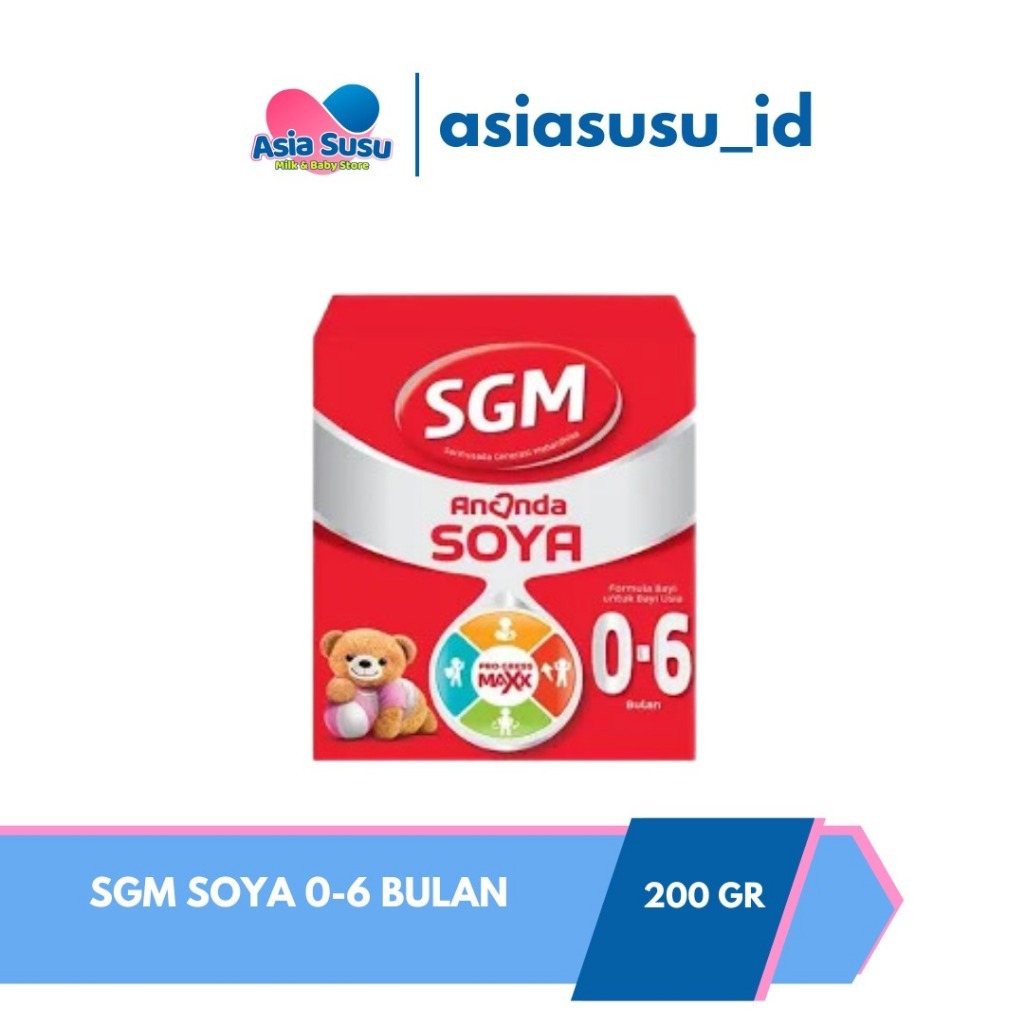 SGM Ananda Soya Susu Formula Bayi 6-12 Bulan 400gr / 0-6 Bulan 200gr