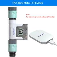 RAINPOINT WiFi Water Flow Meter Smart Water Meter For Garden Hose Flow Meter GPM Water Usage RV Pool Filling