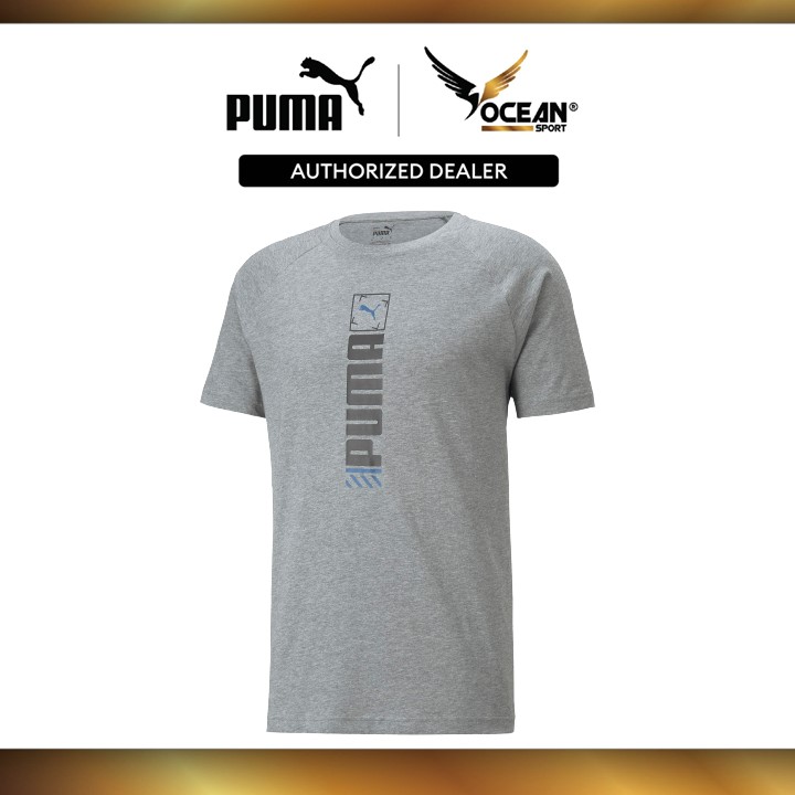 Puma Men's Graphic Tee (Gray Heather) 67176803