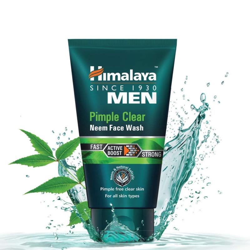 Buy Himalaya Men Pimple Clear Neem Face Wash, 100ml For All Skin Types Singapore