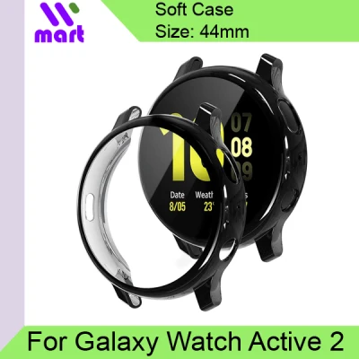 Watch Case 44mm for Galaxy Watch Active2 Case Soft TPU Cover Compatible for Galaxy Watch Active 2 44mm