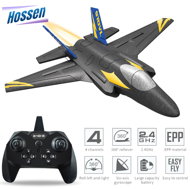 2024New!Kf605 F35 Rc Airplane 2.4ghz 4ch 6axis Gyro Rc Epp Plane 15min Flight Time Remote Control Aircraft For Boys ราคา 1,467 บาท*ส่งฟรี