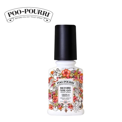 Poo-Pourri - Tropical Hibiscus (hibiscus + apricot + citrus) PooPourri Toilet Spray Poo Pourri 2OZ