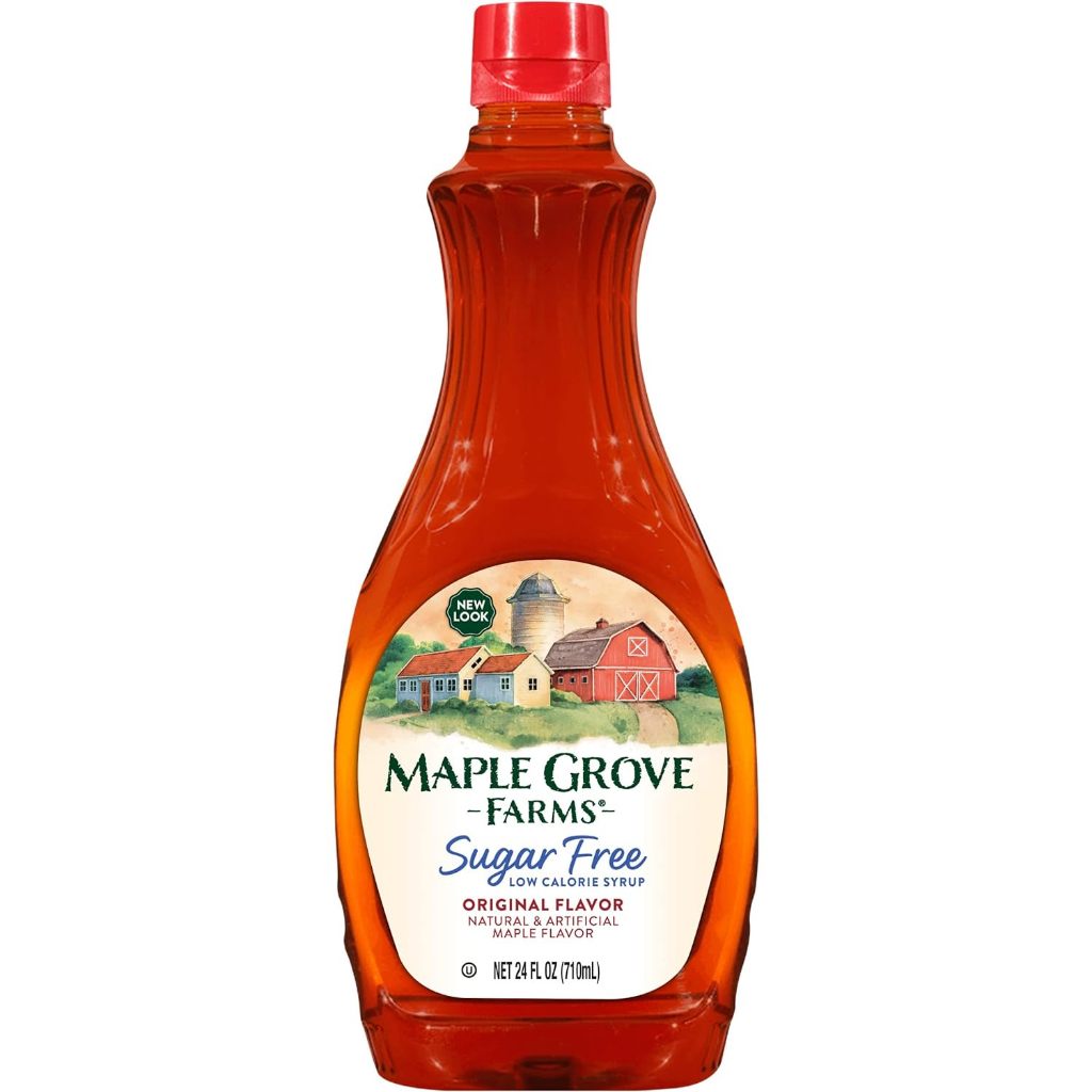 SI-RÔ LÁ PHONG KHÔNG ĐƯỜNG Grove Farms Maple Syrup, Sugar Free - Fat Free, ĂN KIÊNG KOSHER, 710ml (2
