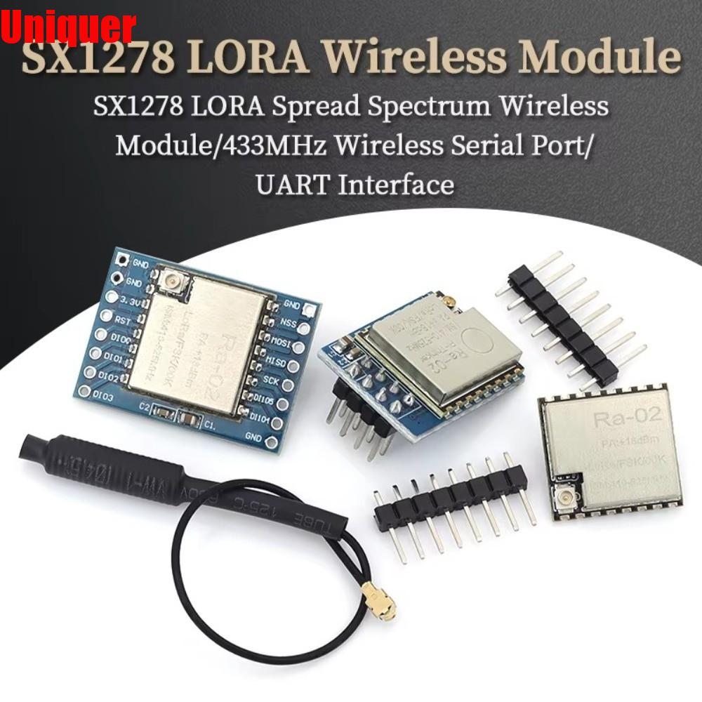 UTOPUS ความถี่ 33MHz โมดูลไร้สาย LoRa ลอร่า สเปรด สเปกตรัม เสาอากาศ IPX เครื่องรับ-ส่งสัญญาณไร้สาย ใหม่ ความไวสูง แผงควบคุมระบบส่งกำลัง Ra-02 อุปกรณ์บ้านอัจฉริยะ ราคา 241 บาท*ส่งฟรี