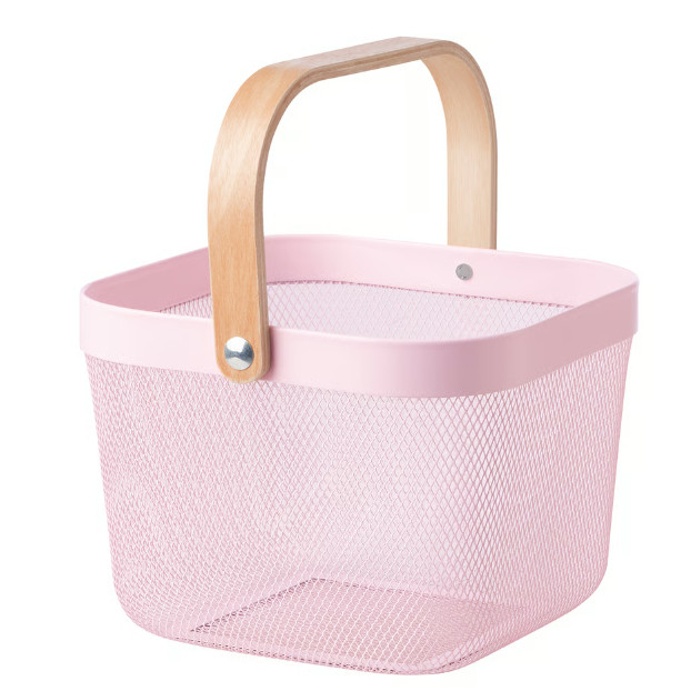 (IK) 25X26X18CM RISATORP BASKET PINK