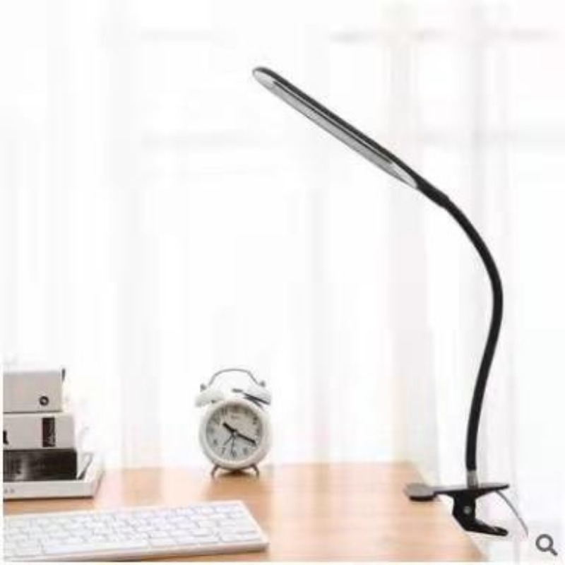 Desk Bedside Clip-on Desk Lamp Student Study Eye Protection Portable Bendable Reading USB Desk Lamp