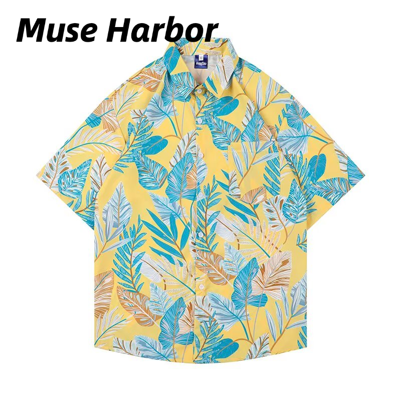 Muse Harbor เสื้อเชิ้ตลายใหม่ล่าสุด เสื้อสงกรานต์ เสื้อลายดอก เสื้อฮาวาย ราคา 109 บาท*ส่งฟรี