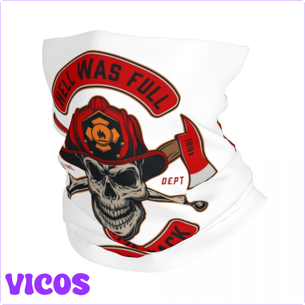 [Vicoss] feuerwehr Mann FEUER rettung Bandana hals abdeckung gedruckt feuerwehr Mann Maske schal warme kopf bedeckung radfahren unisex erwachsenen Die ganze saison ☆