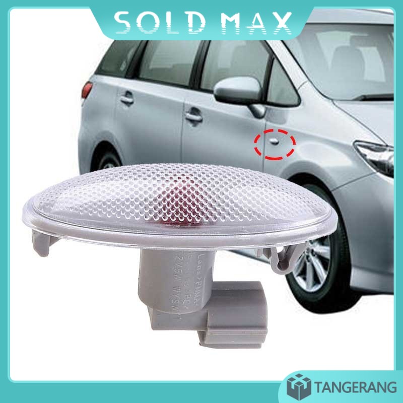 Lampu Sein Fender LED 12V Untuk Toyota Vios Yaris RAV4 Hilux Lampu Sinyal Samping Anti Air Giá 44,000 Đồng*Miễn phí vận chuyển