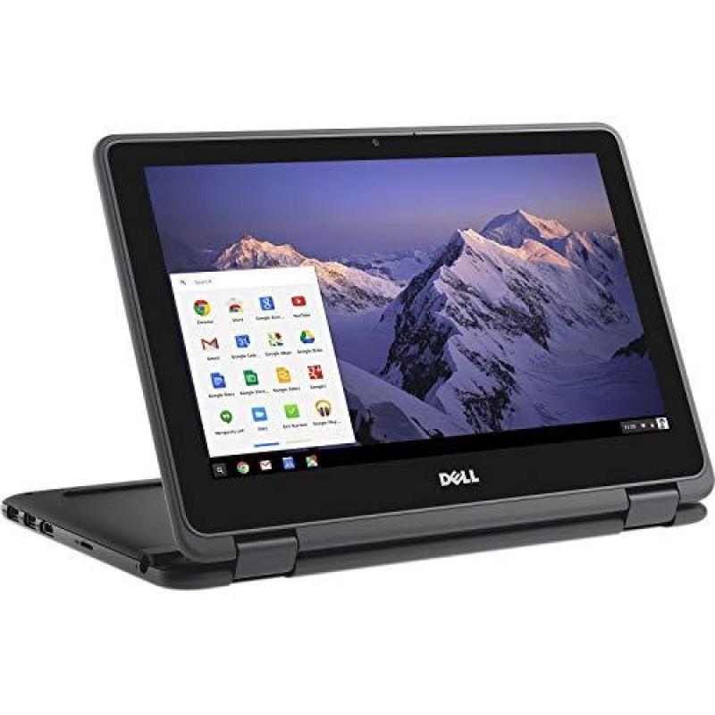 Dell Inspiron Chromebook 11i - 3181 2-in-1 Computer 11.6 HD Multi-Touch 4GB Memory 64GB eMMC Hard Drive Chrome OS Fog Gray