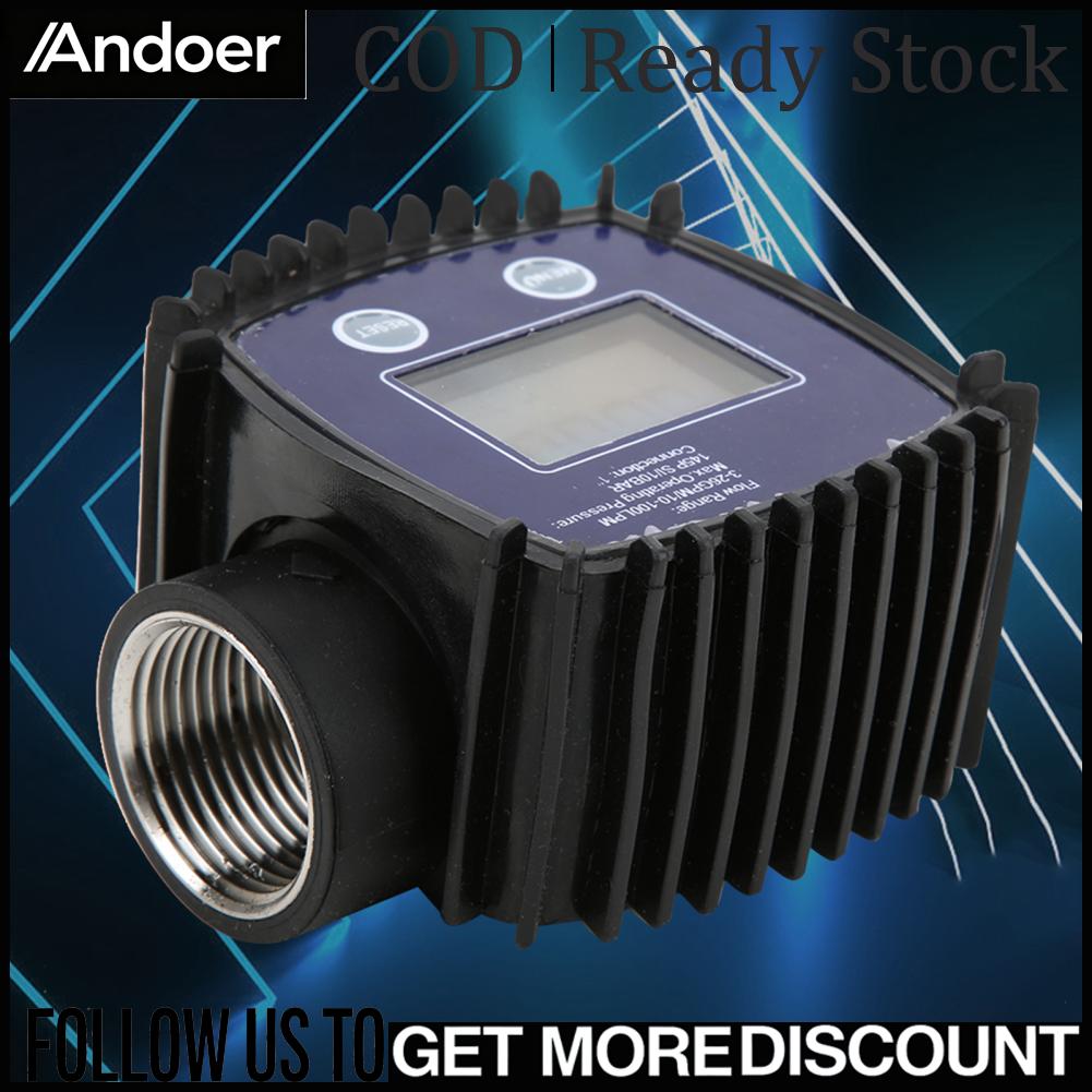 Andoer Đồng hồ đo lưu lượng ERYUE Hiển thị kỹ thuật số Cảm biến chất lỏng nước cho dầu Hóa chất Xăng Máy đo chủ đề nữ 1in màu đỏ cho thực phẩm vận chuyển (1 X Lưu lượng kế) (Xanh lam) Giá 681,000 Đồng*Miễn phí vận chuyển