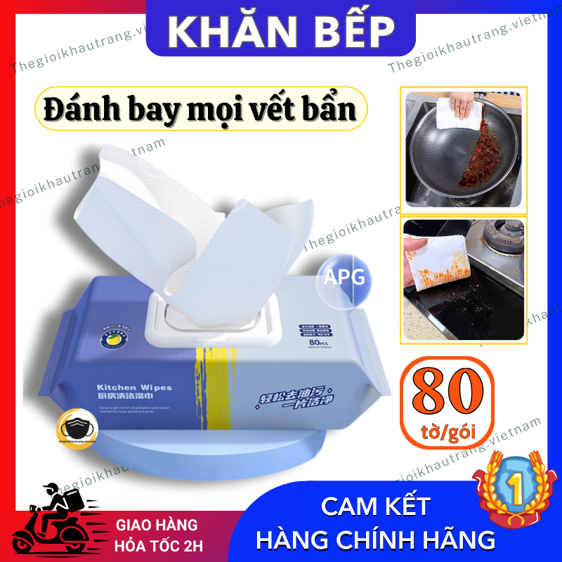 [Combo of 10 Packs at Wholesale Price] Super Economical Multi-Purpose Kitchen Wet Wipes, Clean the Kitchen Super Well, Use Once - 3