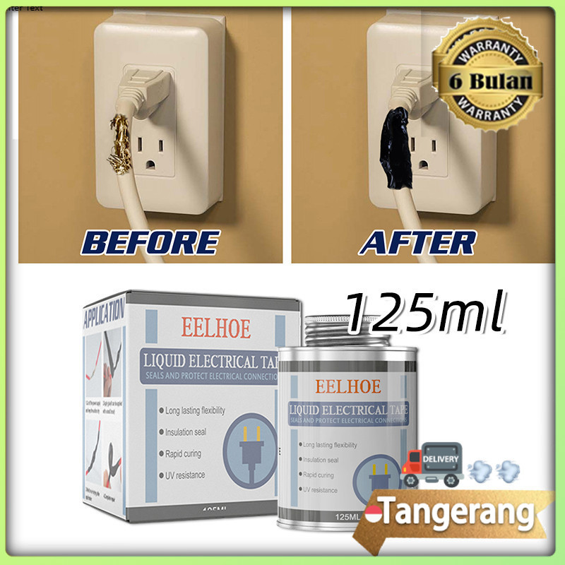 125ml Liquid Insulating Glue for Cable Protection / Liquid Insulating Electrical Cable Glue Heat Resistant Waterproof Harga 43,000 rupiah*Gratis Ongkir