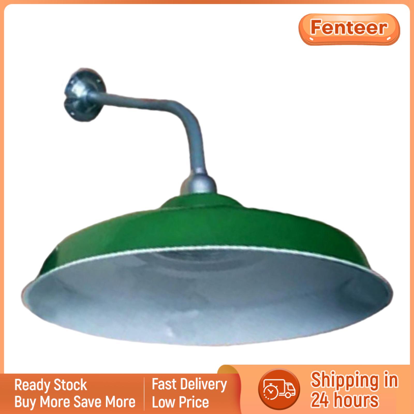 Fenteer Porcelain Enamel Lampshade Pendant Light Cage Green DIY Fine Craftsmanship