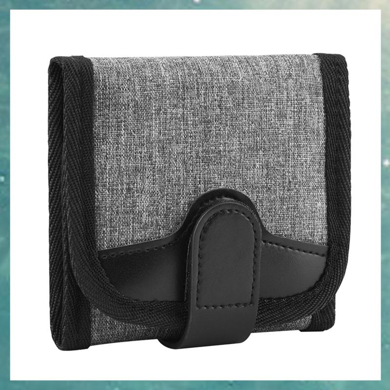 (IKHJ) 3 Pockets Lens Filter Bag Camera Lens Filter Pouch for 72mm ND UV CPL Camera Lens Filter Hold