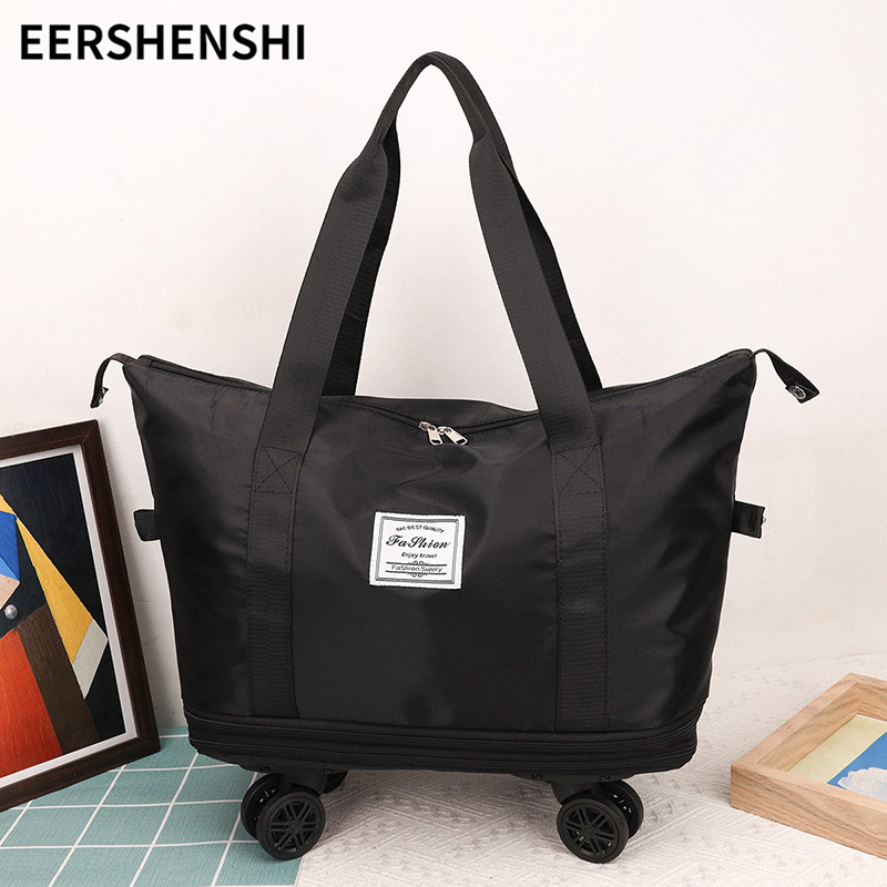 EERSHENSHI  Túi Du Lịch Có Bánh Xe Sức Chứa Lớn Chất Liệu Nylon Chống Thấm Nước